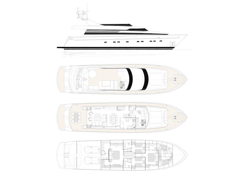 Book yachts online - motorboat - Cantieri di Pisa Akhir 85 - Maestrale - rent