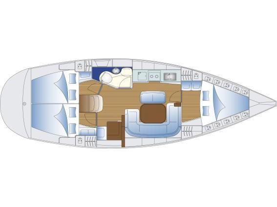 Book yachts online - sailboat - Bavaria 38 - Katerina - rent