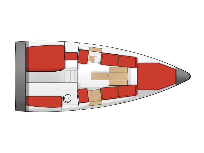 Book yachts online - sailboat - Pogo 30 - Acrux - rent