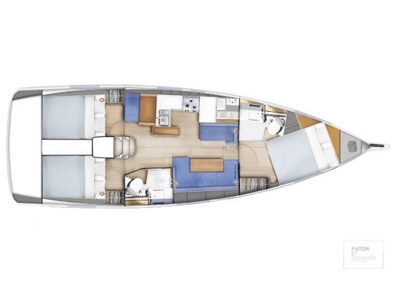 Book yachts online - sailboat - Sun Odyssey 410 - Exsense - rent