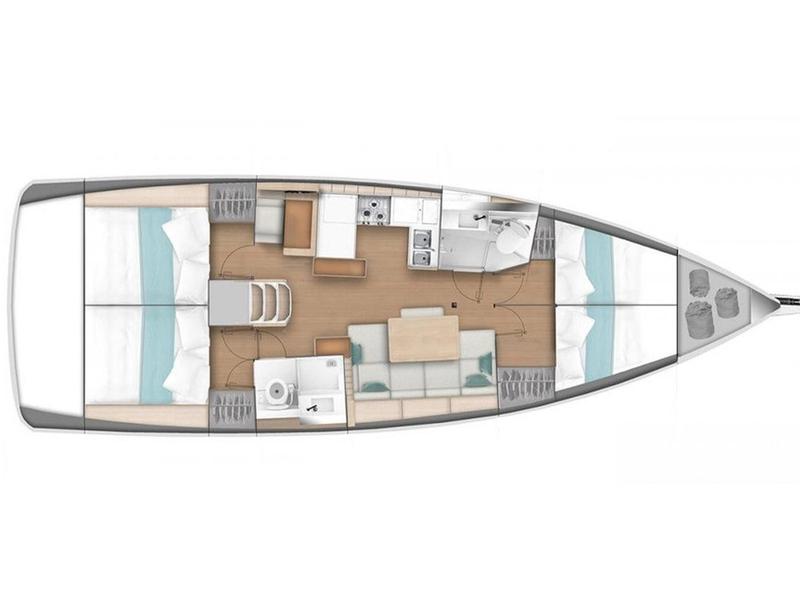 Book yachts online - sailboat - Sun Odyssey 440 - uwelli - rent