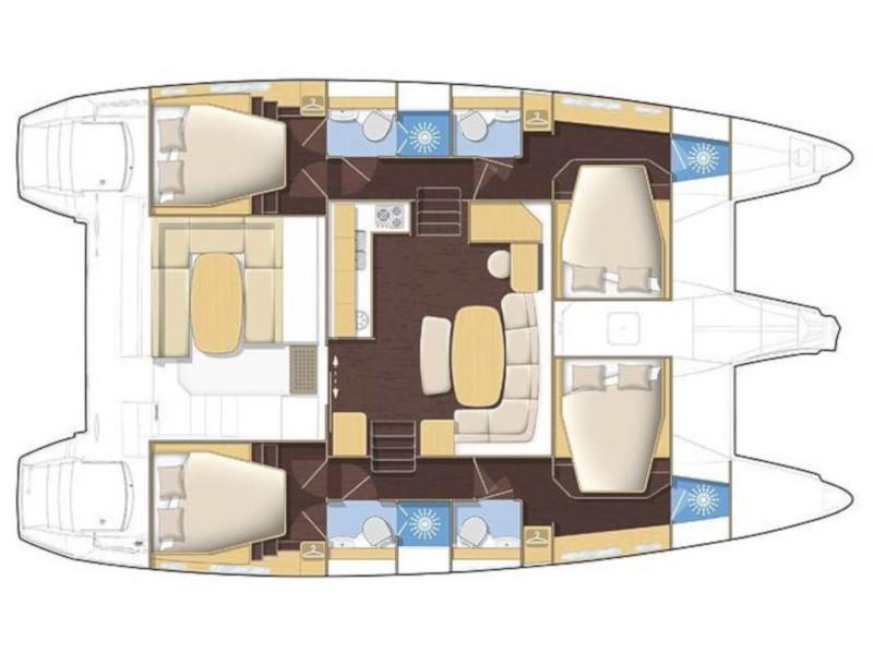 Book yachts online - catamaran - Lagoon 420 - JaJa 4 - rent