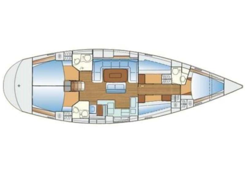 Book yachts online - sailboat - Bavaria 50 - Becky Blu - rent