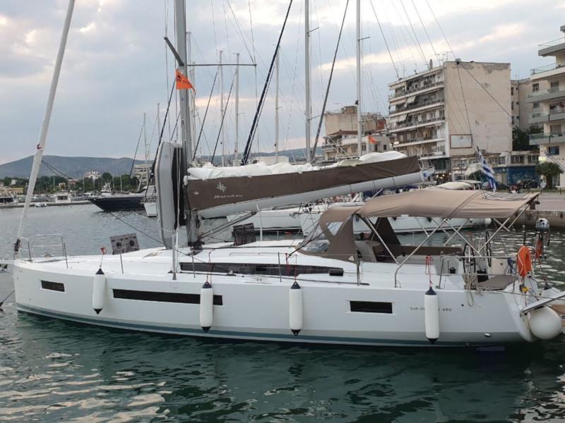 Book yachts online - sailboat - Sun Odyssey 490 - Helia (A/C, Gen. 10kVA, Electric Winch NEW 2022) - rent