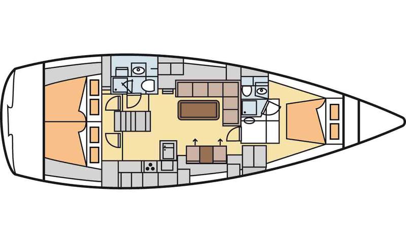 Book yachts online - sailboat - Hanse 470e - Brista - rent