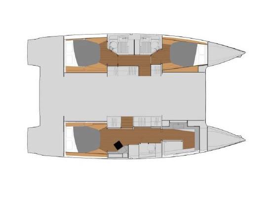 Book yachts online - catamaran - Astréa 42 - Mojo - rent