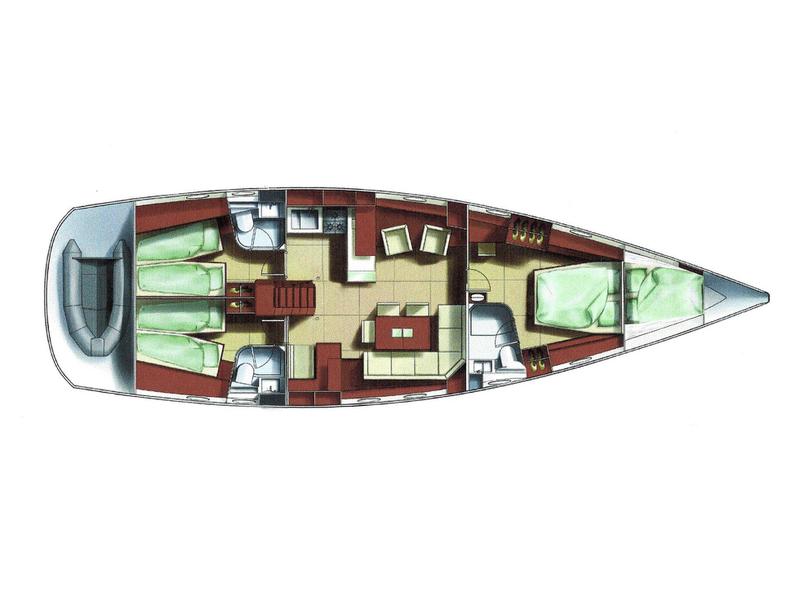 Book yachts online - sailboat - Hanse 531 - Bahia Feliz III - rent