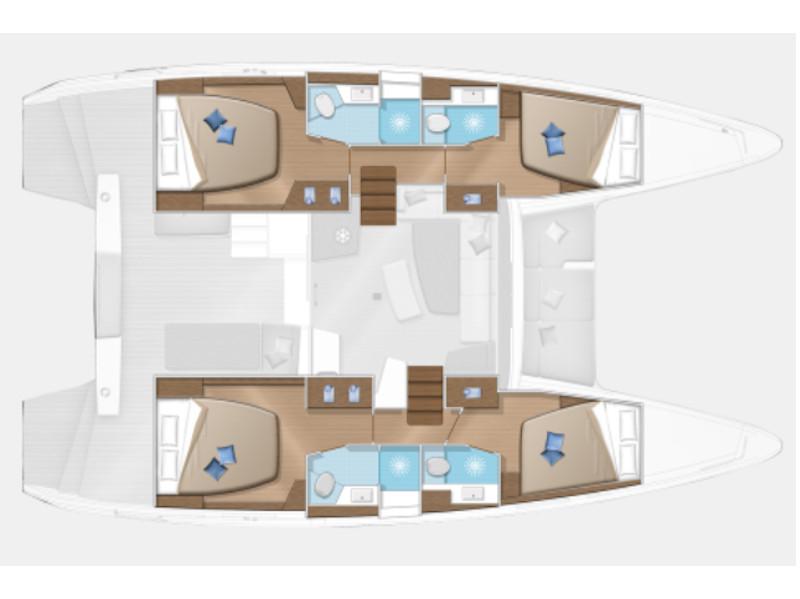 Book yachts online - catamaran - Lagoon 42 - All In - rent