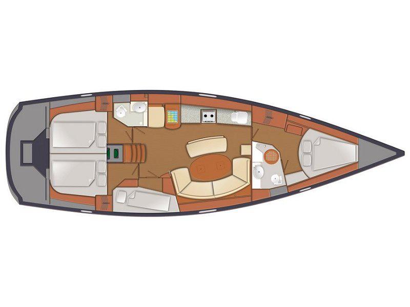 Book yachts online - sailboat - Delphia 47-4 - CRYNOLINE - rent