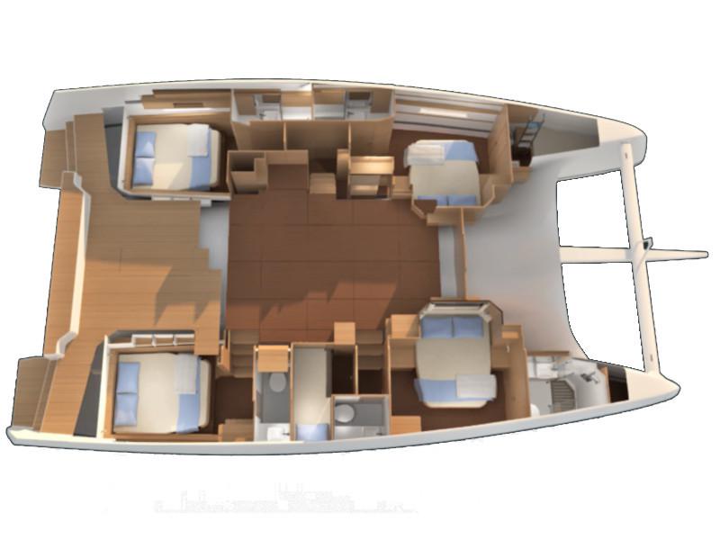 Book yachts online - catamaran - Dufour Catamaran 48 - Albertina II - rent