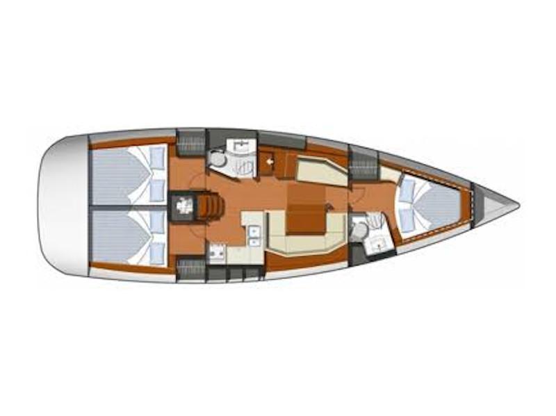 Book yachts online - sailboat - Sun Odyssey 42i - Thalia - rent