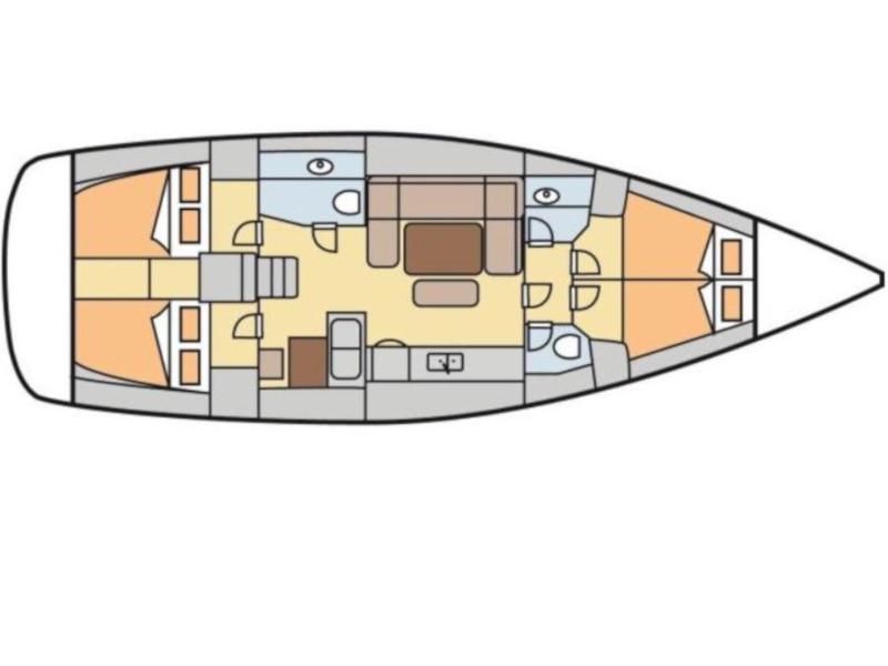 Book yachts online - sailboat - Dufour 450 Grand Large - DELICATO - rent