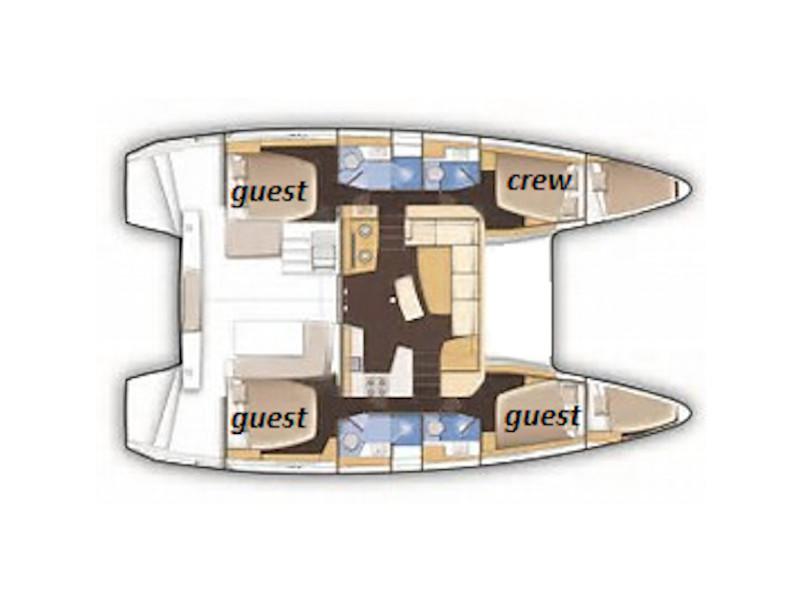 Book yachts online - catamaran - Lagoon 42 - Avocado - rent