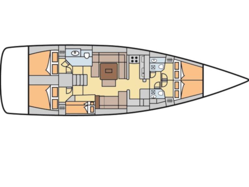 Book yachts online - sailboat - Dufour 500 Grand Large - Josephine - rent
