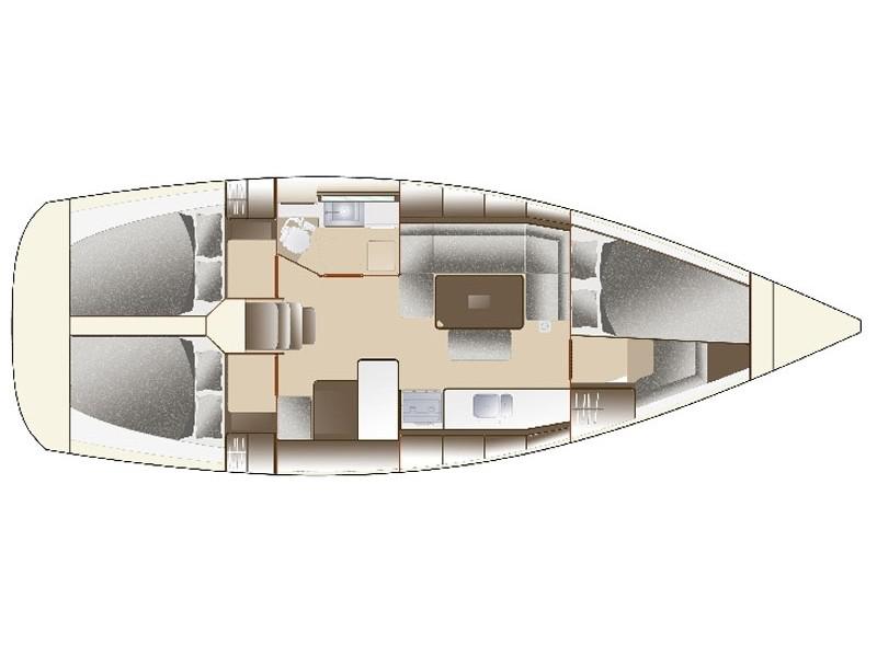 Book yachts online - sailboat - Dufour 375 Grand Large - Mara R - rent