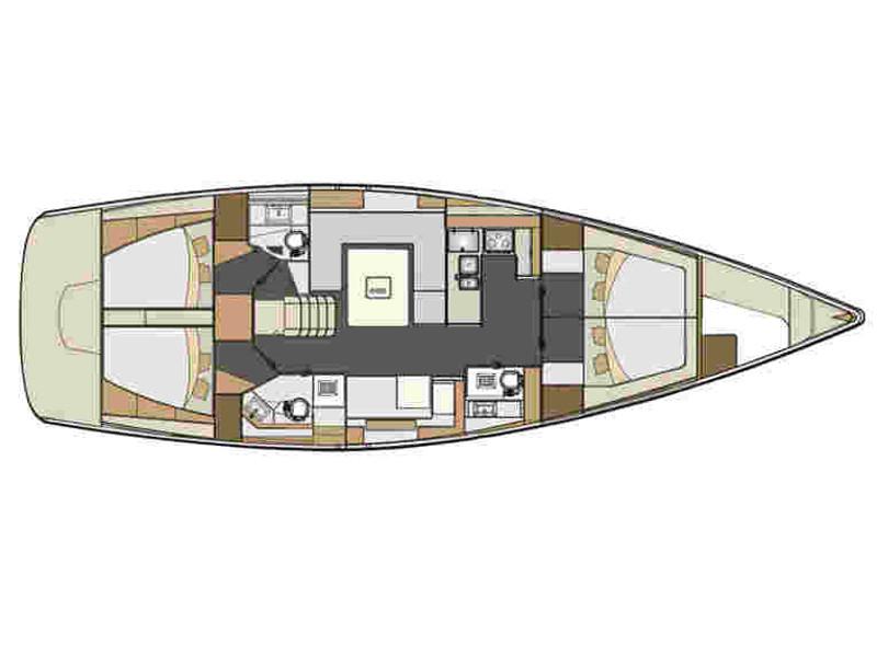 Book yachts online - sailboat - Elan 50 Impression - NAVIGATOR ONE - rent