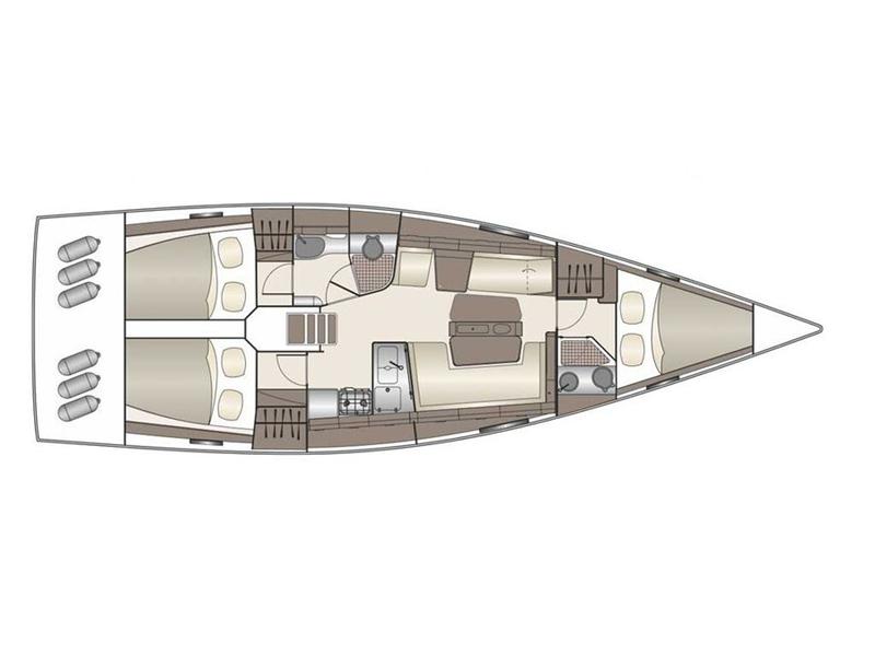 Book yachts online - sailboat - Dehler 42 - D-Dream - rent