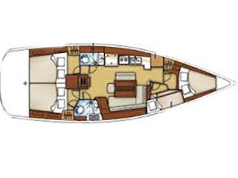 Book yachts online - sailboat - Beneteau Oceanis 43 - SAPHISO II - rent