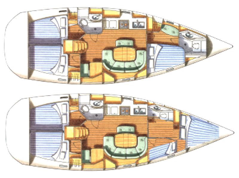 Book yachts online - sailboat - Oceanis 411-4* - Francesca - rent