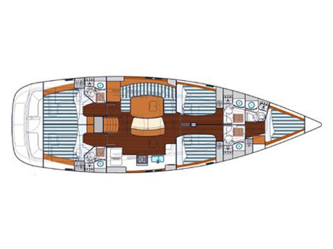 Book yachts online - sailboat - Beneteau Oceanis 523 - Cobra Murra - rent