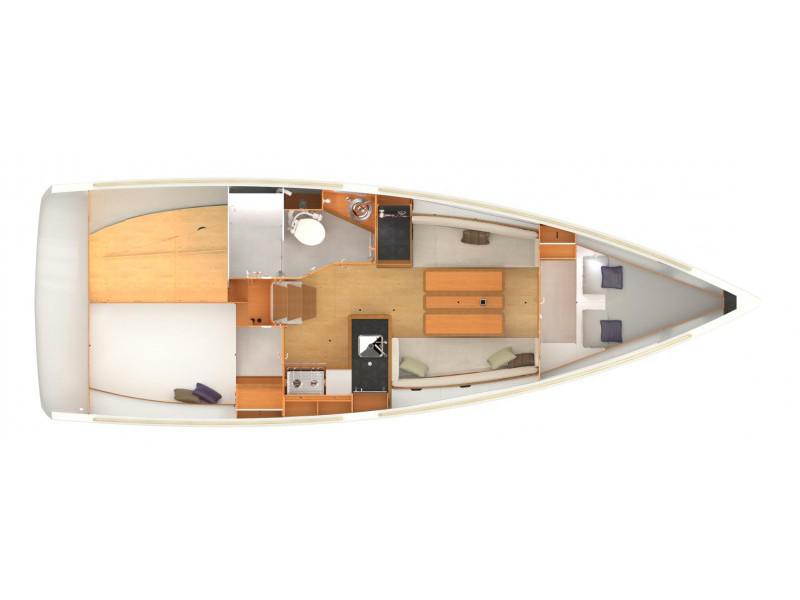 Book yachts online - sailboat - Sun Odyssey 349 - Cica - rent