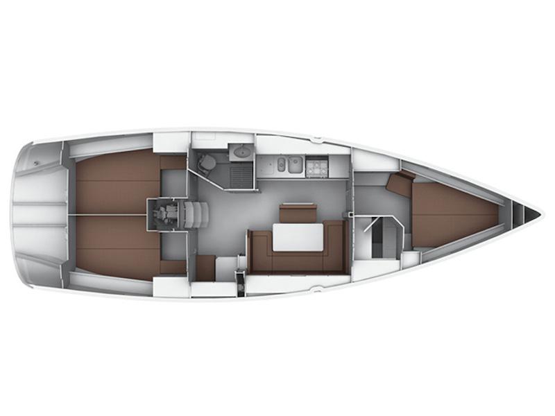 Book yachts online - sailboat - Bavaria  Cruiser 40 - Capitana II - rent