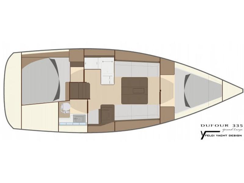 Book yachts online - sailboat - Dufour 335 GL - Babe - rent
