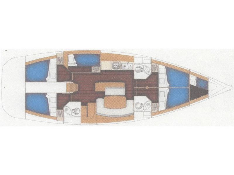 Book yachts online - sailboat - Cyclades 50.5 - Take Five - rent