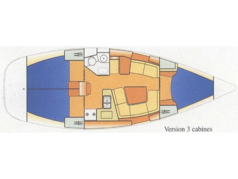 Book yachts online - sailboat - Sun Odyssey 37 (1) - Jambo - rent