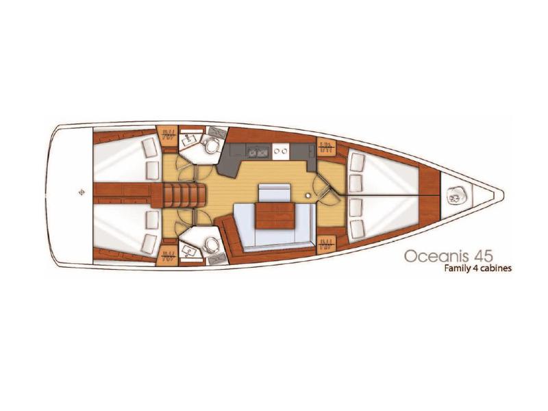 Book yachts online - sailboat - Oceanis 45 - MareAeolos - rent