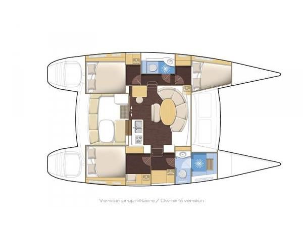 Book yachts online - catamaran - Lagoon 380 - MareCalypso - rent