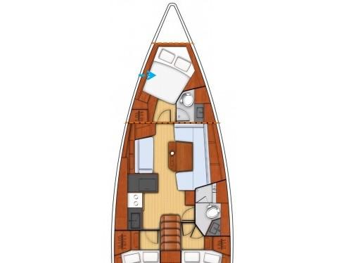 Book yachts online - sailboat - Oceanis 41.1 - KOS 41.6 - rent