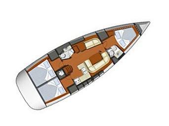 Book yachts online - sailboat - Sun Odyssey 42i - Aegean Spirit - rent