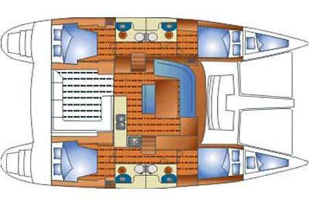 Book yachts online - catamaran - Lagoon 440 - Coco Jumbo (Solar panel) - rent