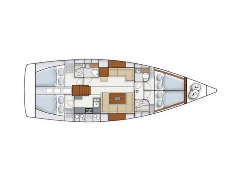 Book yachts online - sailboat - Hanse 445 - Maja lll - BT - rent