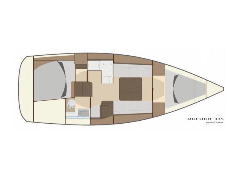 Book yachts online - sailboat - Dufour 335 GL - Lara (webasto, solar panel, shallow draft) - rent