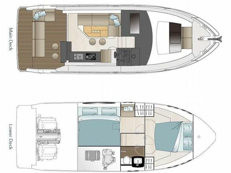 Book yachts online - motorboat - Sealine C330 - Destiny of Plymouth - rent
