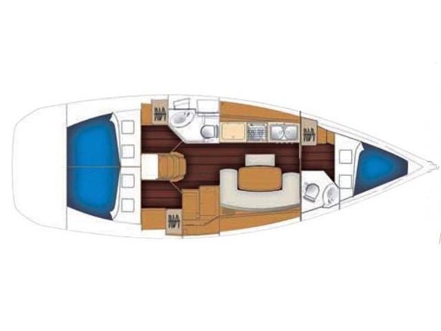 Book yachts online - sailboat - Cyclades 39 - Dreamland - rent