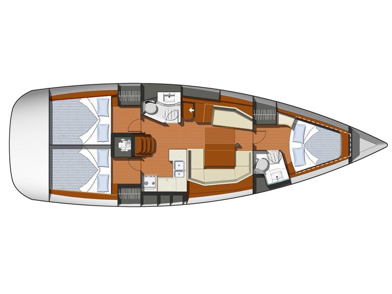 Book yachts online - sailboat - Sun Odyssey 42 i_2008 - SY_2052 - rent
