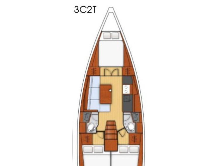 Book yachts online - sailboat - Oceanis 38.1 - Follia - rent