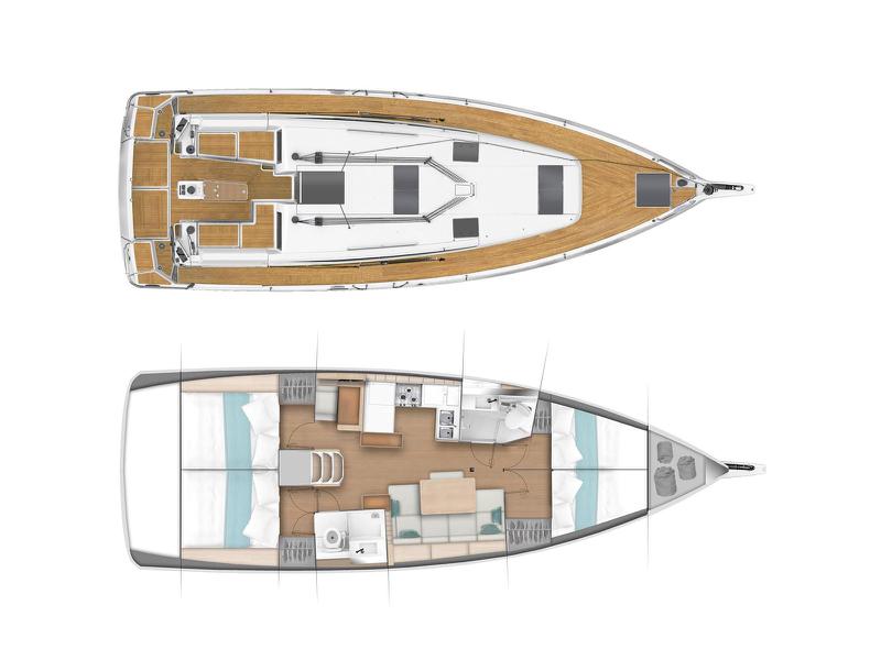 Book yachts online - sailboat - Sun Odyssey 440 - Olympia - rent