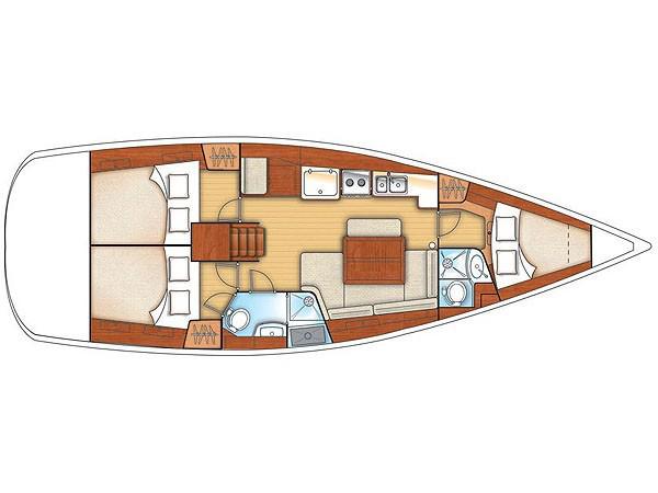 Book yachts online - sailboat - Oceanis 40 - Cassiel - rent