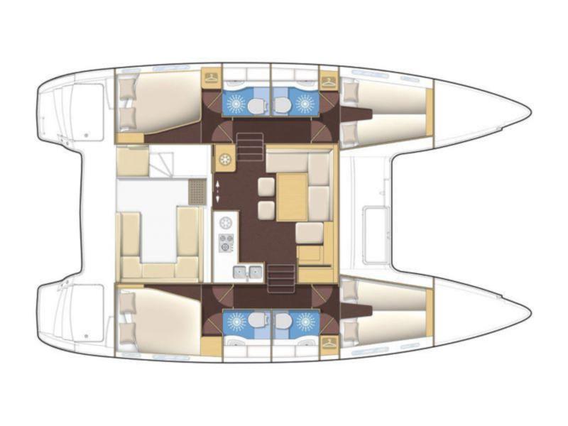 Book yachts online - catamaran - Lagoon 400 S2 - Sundance - rent