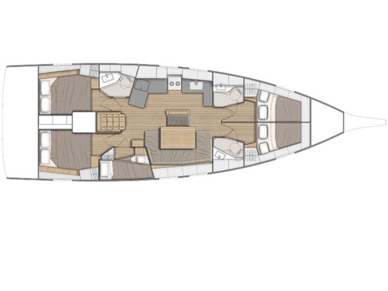 Book yachts online - sailboat - Oceanis 46.1 - Libertine - rent