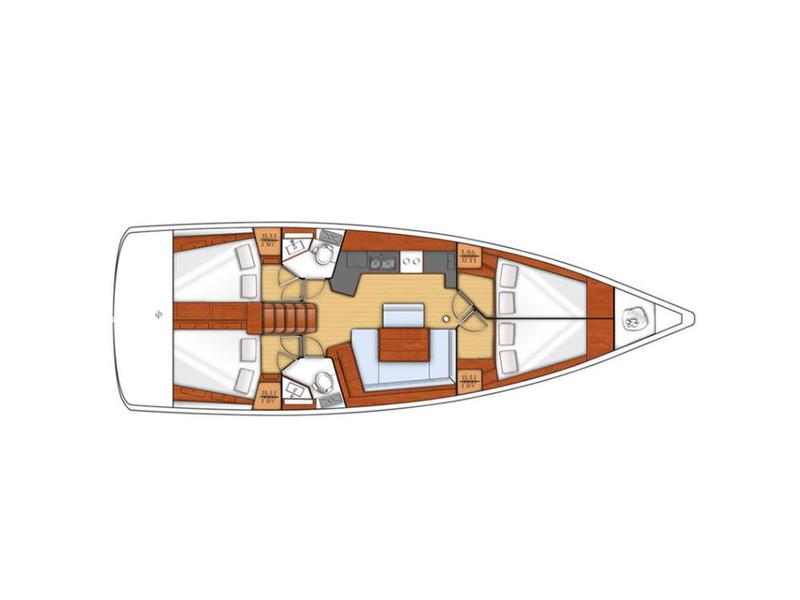 Book yachts online - sailboat - Oceanis 45 - MARINA - rent