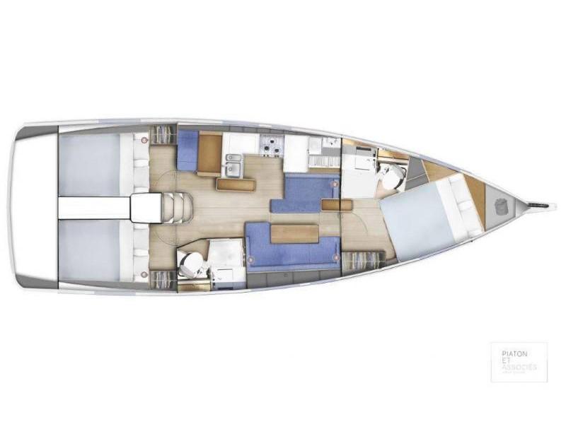 Book yachts online - sailboat - Sun Odyssey 410 - Nerea - rent