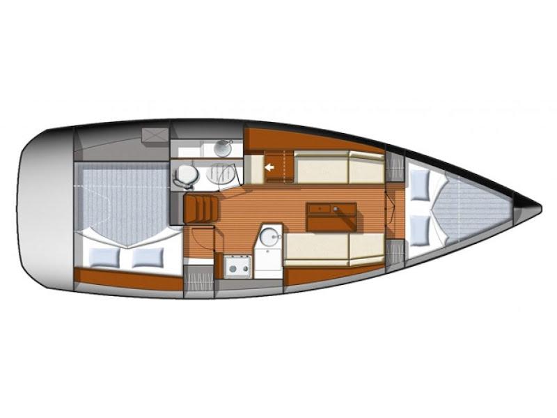 Book yachts online - sailboat - Sun Odyssey 33 - Pluton Planet - rent