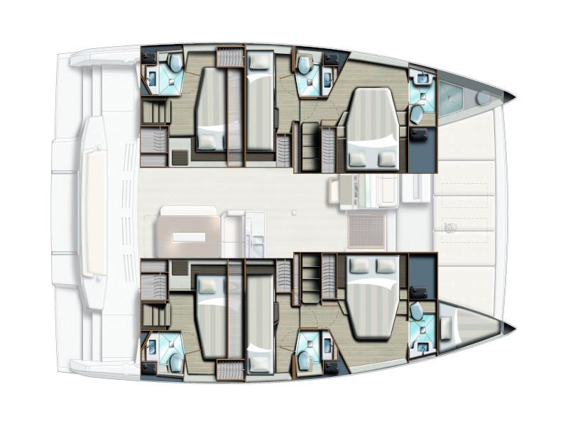 Book yachts online - catamaran - Bali 4.8 - Aldebaran - rent