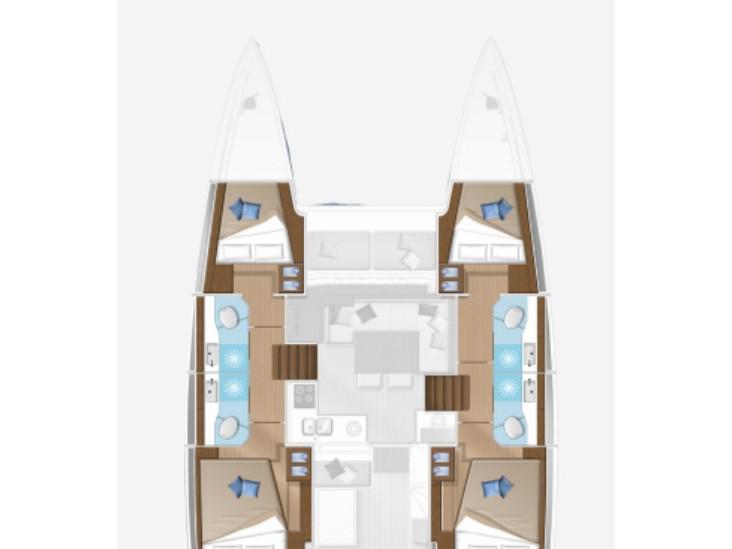 Book yachts online - catamaran - Lagoon 40 - TORTILLA FLAT - rent