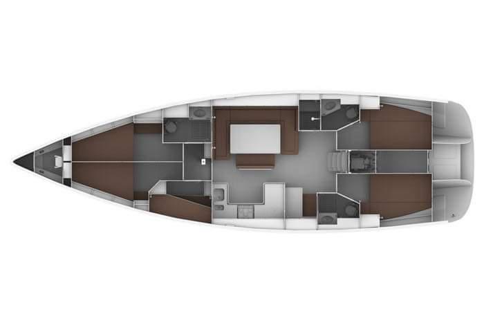 Book yachts online - sailboat - Bavaria Cruiser 50 - Altair - Bow &amp; Solar - rent